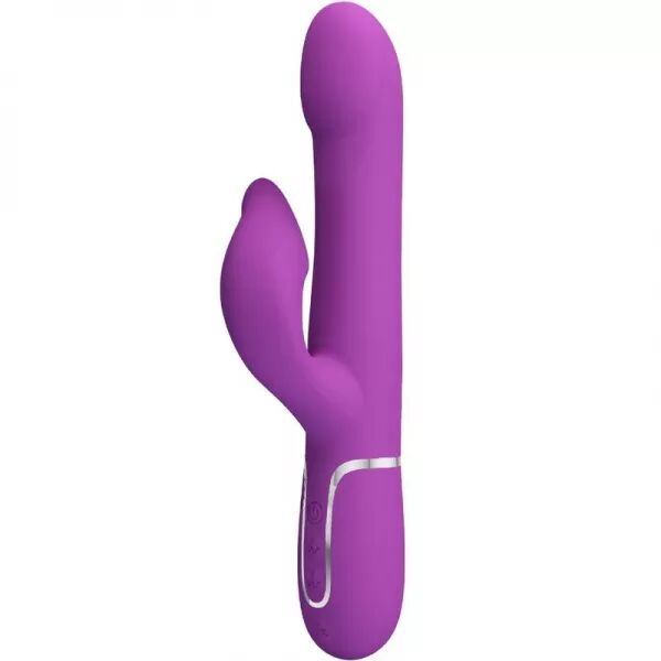 PRETTY LOVE - VIBRATEUR ET STIMULATEUR MULTIFONCTION 4 EN 1 VIOLET