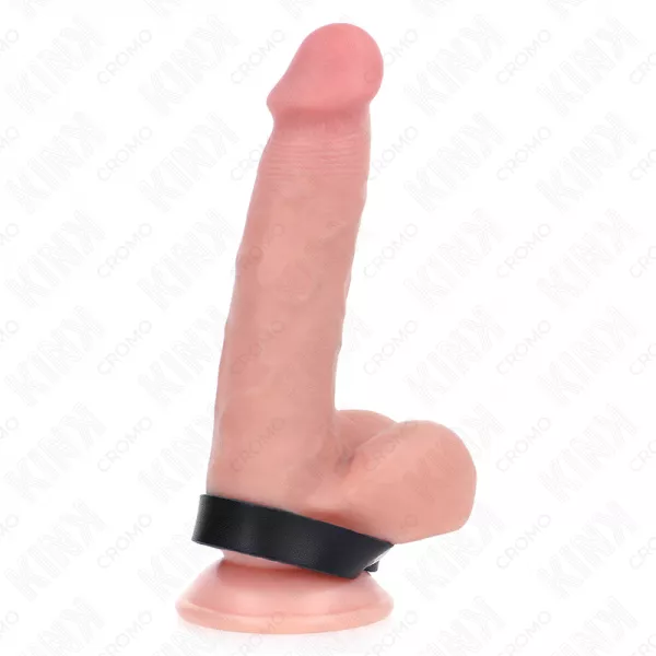KINK - ANNEAU P�NIS EN CUIR AVEC FERMETURE � PRESSION 21,5 X 1,5 CM