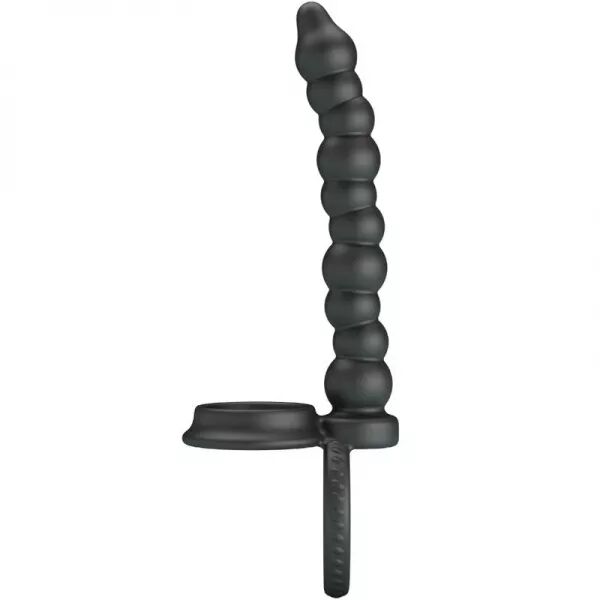 PRETTY LOVE - ANNEAU P�N�TRANT � DOUBLE P�N�TRATION DILLION NOIR