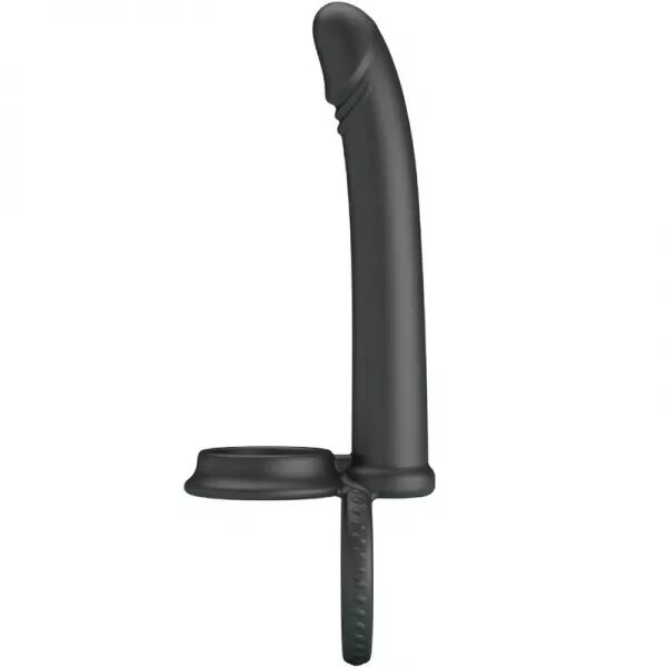 PRETTY LOVE - DILLION DOUBLE P�N�TRATION DOUBLE ANNEAU P�NAL NOIR