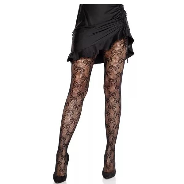 LEG AVENUE - COLLANTS R�SILLE AVEC N?UD NOIR