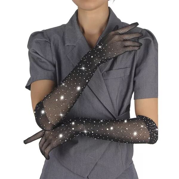 SUBBLIME - 957469GANTS SHINE TRANSPARENTS NOIRS S/M