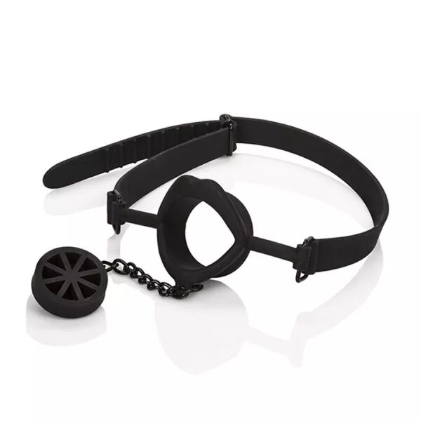 CALEXOTICS - SCANDAL B�ILLON AVEC PLUG EN SILICONE NOIR