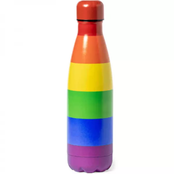 PRIDE - CHAUFFE-EAU M�TALLIQUE AVEC LE DRAPEAU LGBT