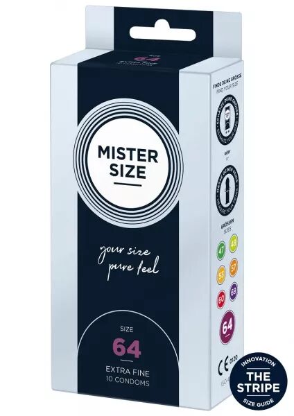 97125 Mister Size 64mm Condoms 10pcs